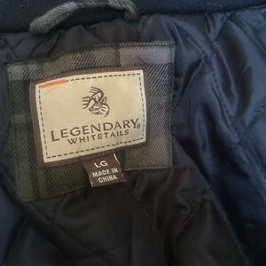 Legendary whitetails gently used hooded jacket/shirt